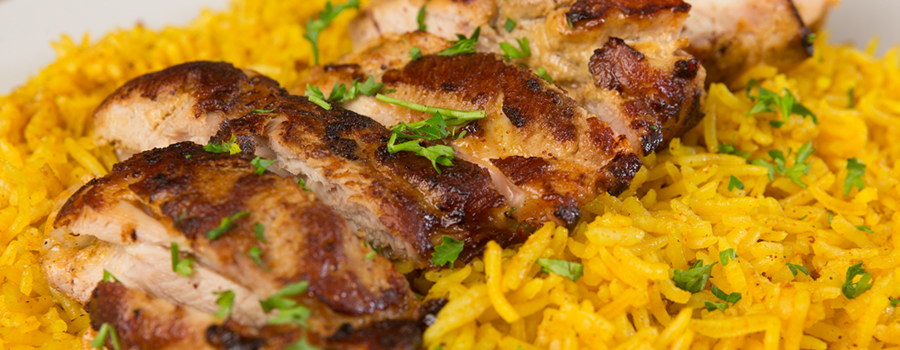 Grilled Chicken and Rice